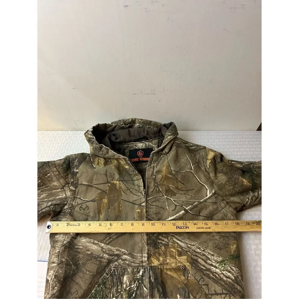 Game winner camouflage camo jacket boys‎ medium